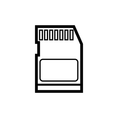 Basit grafik simgesi vektör illüstrasyonu
