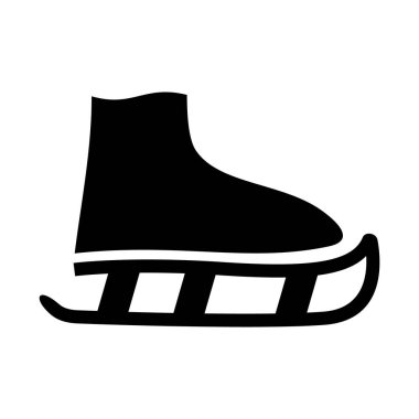 Bir paten simgesinin vektör illüstrasyonu