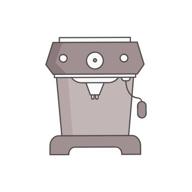 çizgi film robot makine simgesi vektör illüstrasyon grafik tasarımı