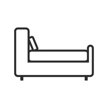 Modern b 'nin vektör illüstrasyonu eksik simgesi