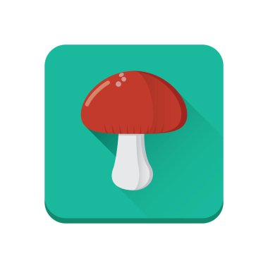 mantar vektör illüstrasyonu, simge ögesi arkaplanı