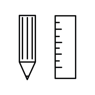 kalem simgesi vektör illüstrasyonu