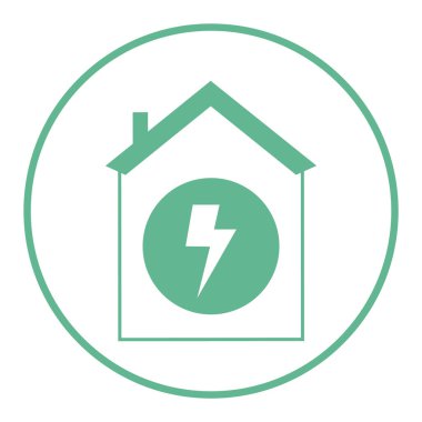 Ev onarım simgesinin vektör illüstrasyonu