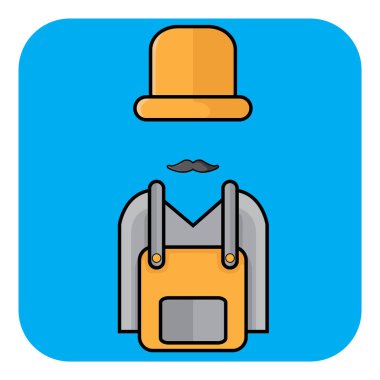 Vektör illüstrasyonu, simge ögesi 