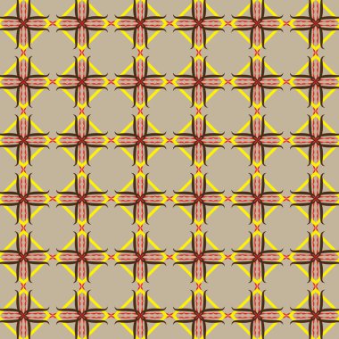 Soyut geometrik şekilli kusursuz desen