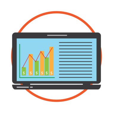 seo modern simgesinin vektör illüstrasyonu