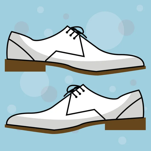 現代的な流行の靴のベクトル図 — ストックベクタ