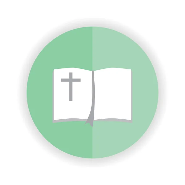 Icona Della Bibbia Illustrazione Vettoriale — Vettoriale Stock