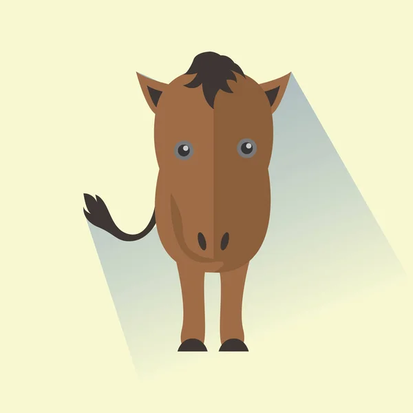 Vektorová Ilustrace Ikony Hospodářských Zvířat — Stockový vektor