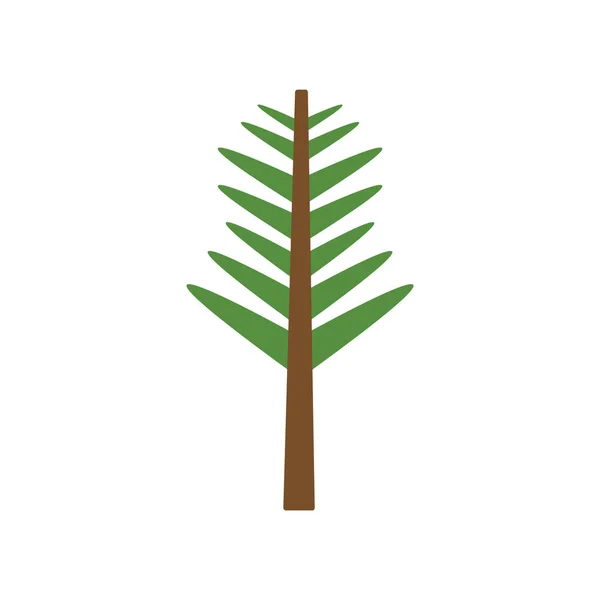 Green Tree Icon Vector Illustration — Stock Vector