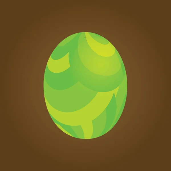 Easter Egg Icon Vector Illustration — Stock Vector
