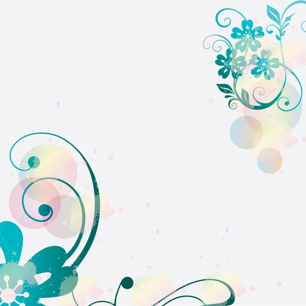 Illustration Vectorielle Motif Floral Sans Couture — Image vectorielle