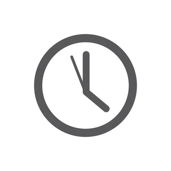 Icono Del Reloj Ilustración Vectorial Estilo Diseño Plano — Vector de stock