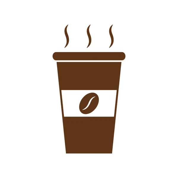 咖啡杯图标矢量图解设计 — 图库矢量图片