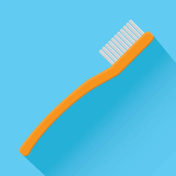 Toothbrush Vector Illustration Icon Element Background — Stock Vector