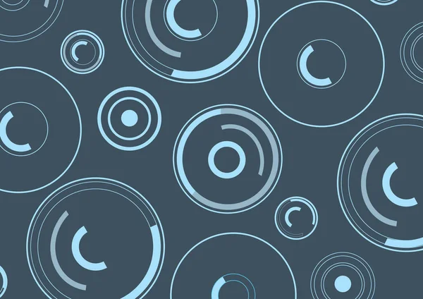 Seamless Pattern Circles Dots Vector Illustration — Stock Vector