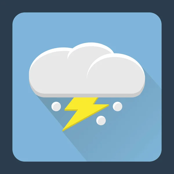 Weather Icon Set Vector Illustration — Stock Vector