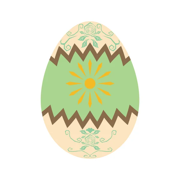 Easter Egg Icon Vector Illustration — Stock Vector