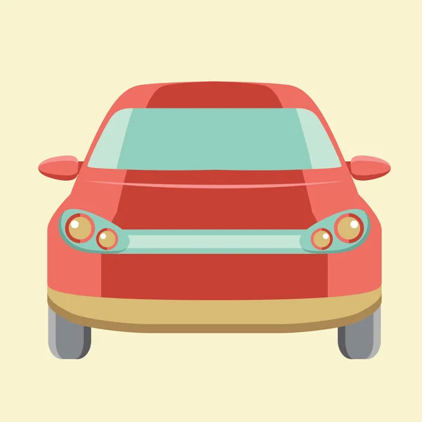 Auto Concept Pictogram Vector Illustratie — Stockvector