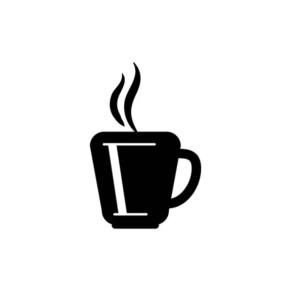 Kahve Fincanı Ikonu Vektör Illüstrasyonu — Stok Vektör