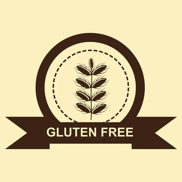 Gluten Free Vector Illustration — Stock Vector