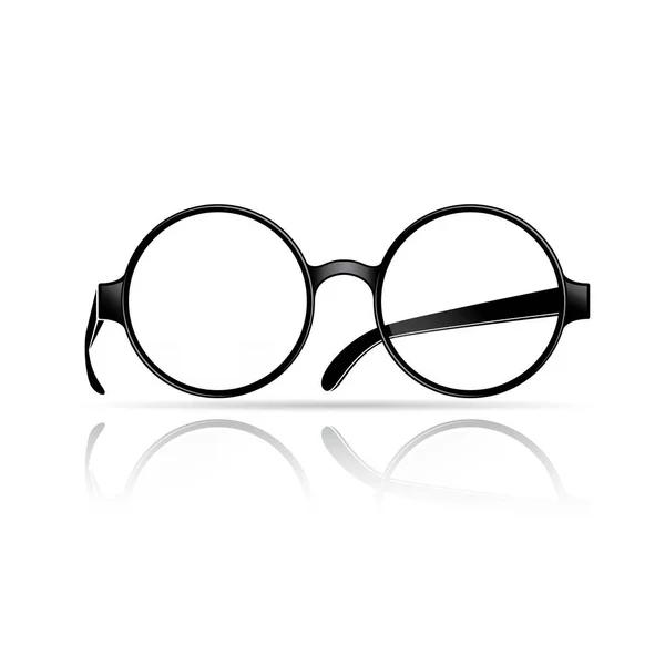 Brýle Bílém Pozadí — Stockový vektor