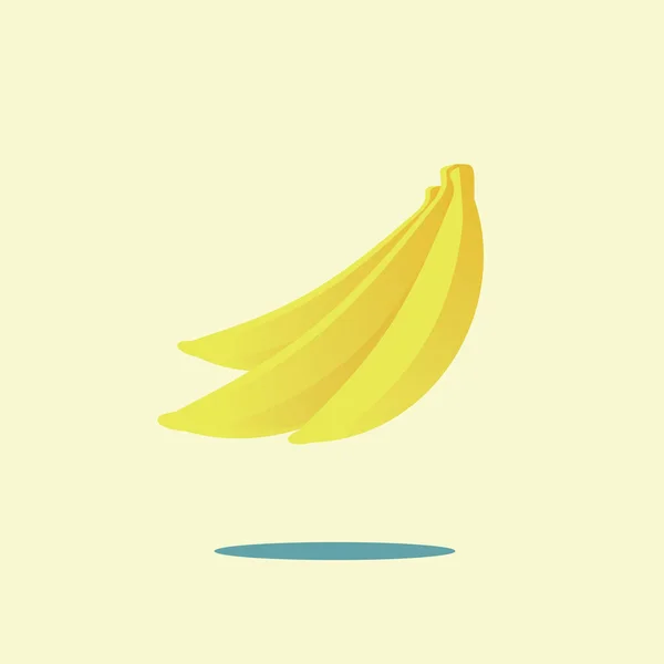 Ícone Banana Ilustração Vetorial —  Vetores de Stock