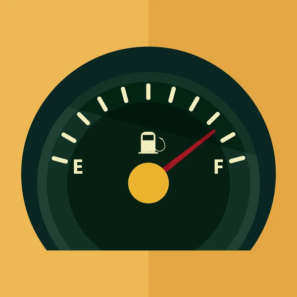 Speedometer Icon Vector Illustration — Stock Vector