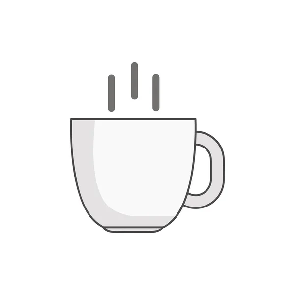 Икона Чашки Кофе Векторная Иллюстрация — стоковый вектор