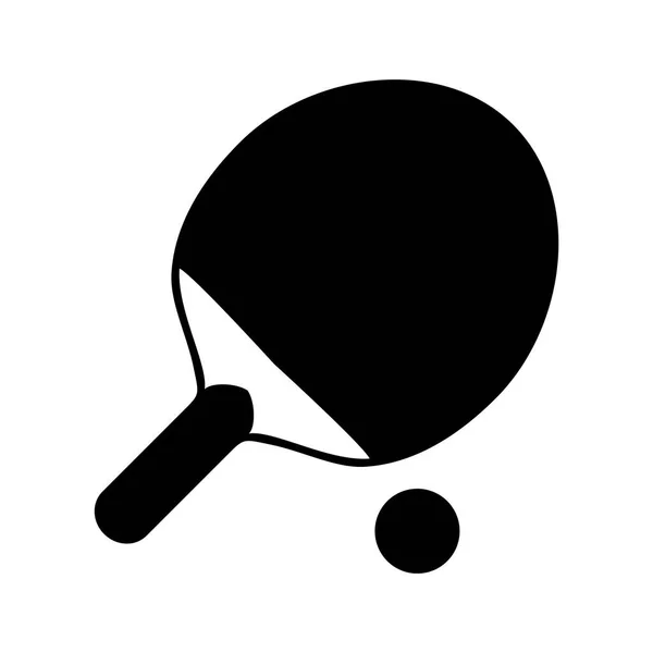 Ping Pong Ícone Vetor Ilustração Design Gráfico — Vetor de Stock