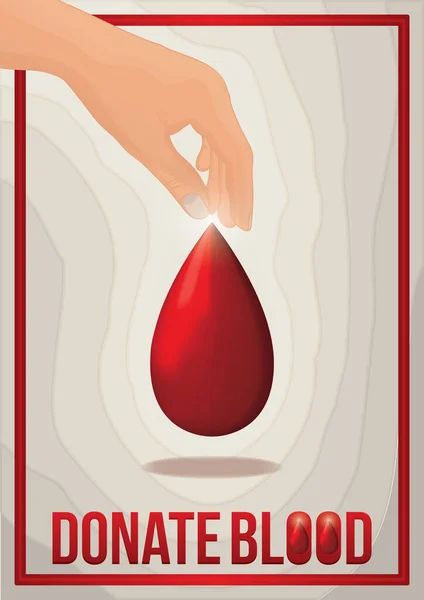 献血デザインベクターイラスト — ストックベクタ