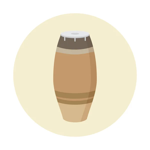 Coffee Cup Icon Flat Style Isolated White Background Beer Symbol — Stock Vector