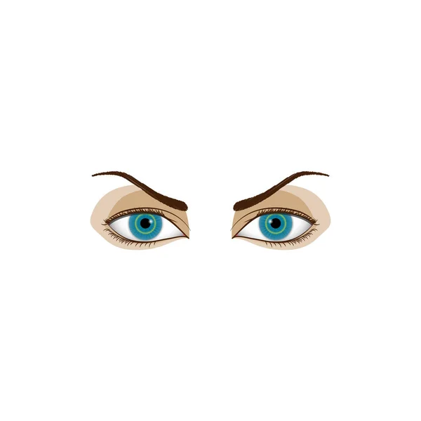 Kreative Vektor Illustration Der Augen — Stockvektor