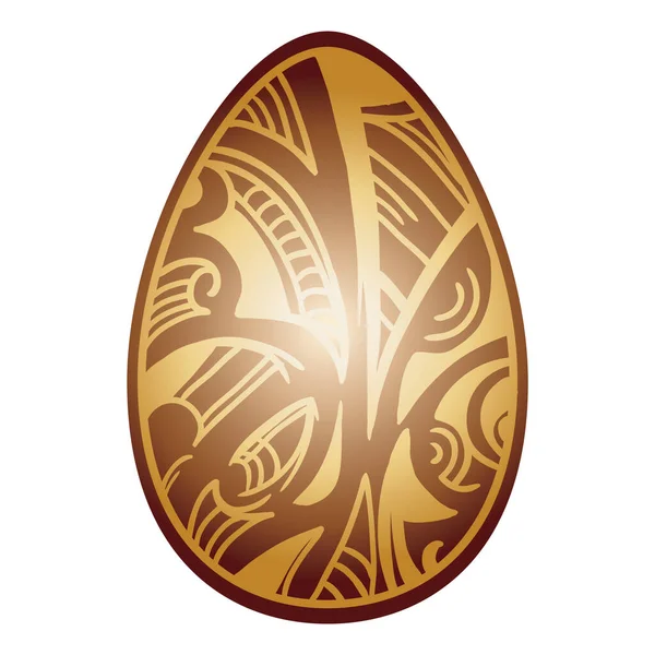 Oeuf Pâques Avec Arc — Image vectorielle