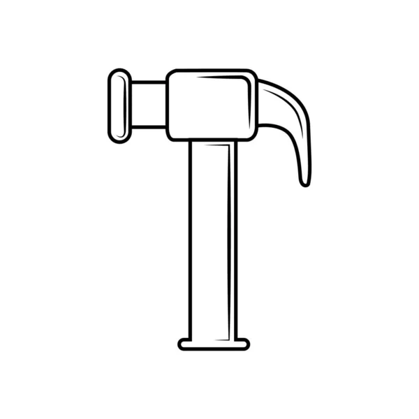 Illustration Vectorielle Une Seule Icône Ligne Électrique Isolée — Image vectorielle