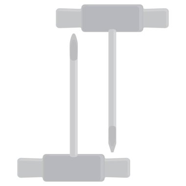 Diş düzlüğü simgesi, vektör illüstrasyonu