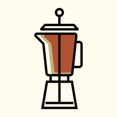 Basit grafik simgesi vektör illüstrasyonu