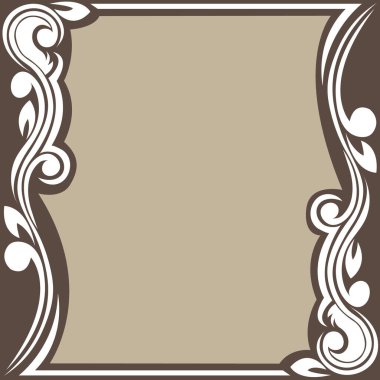Çiçek çerçevesinin vektör illüstrasyonuName