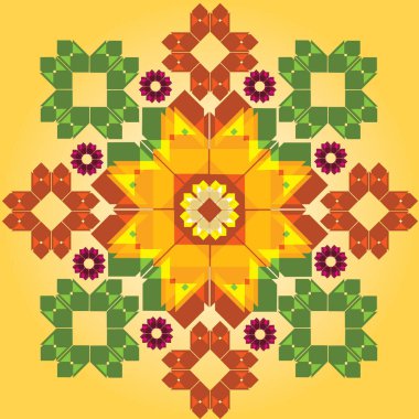 Desenli arkaplan biçimlendirilmiş vektör çizimi