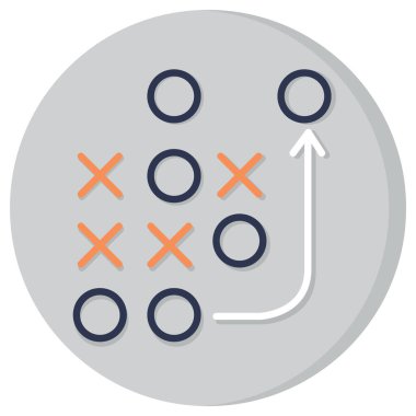 Basit grafik simgesi vektör illüstrasyonu