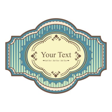 soyut vintage arkaplan vektör çizimi