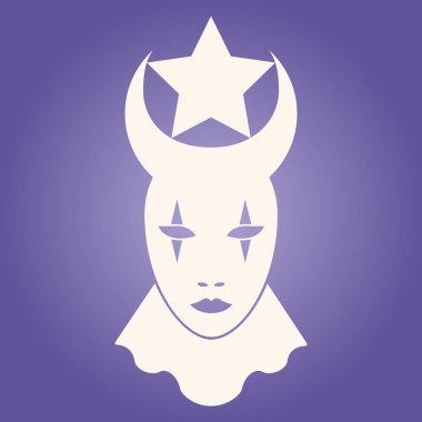 canavarın yaratıcı vektör çizimi