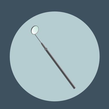 Gri arkaplanda düz bir iğne simgesi