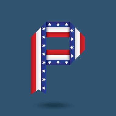 Amerikan vektör illüstrasyon simgesi