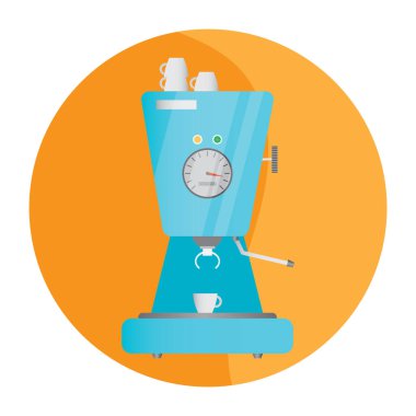 Mutfak karıştırma makinesi. Vektör. çizgi film.