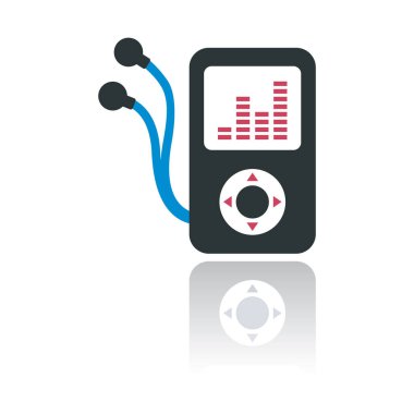 müzik ses simgesi vektör illüstrasyon tasarımı