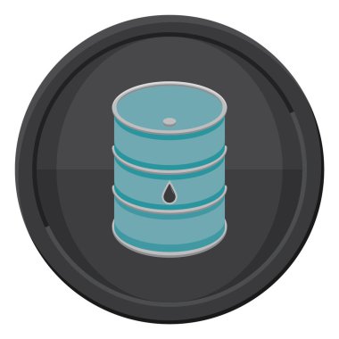 yağ ikonu vektör illüstrasyonu