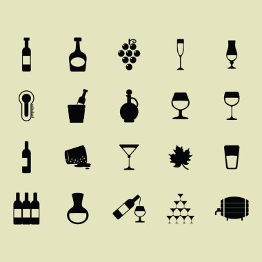 Basit grafik simgesi vektör illüstrasyonu