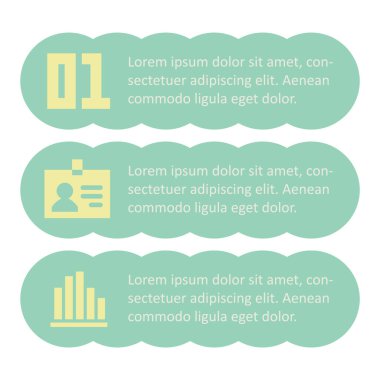 Bilgi grafik tasarımının vektör illüstrasyonu