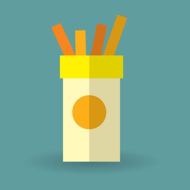 Basit grafik simgesi vektör illüstrasyonu 